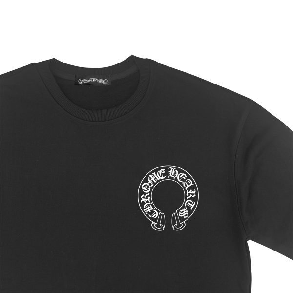 CHROME HEARTS ラウンドネックパーカー 藏青