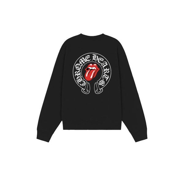 CHROME HEARTS ラウンドネックパーカー 米白