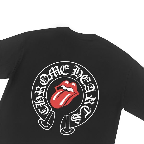 CHROME HEARTS ラウンドネックパーカー 米白