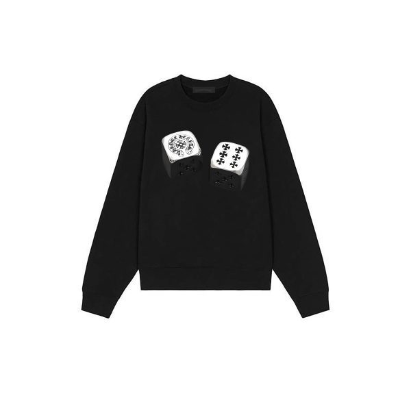 CHROME HEARTS ラウンドネックパーカー 黑