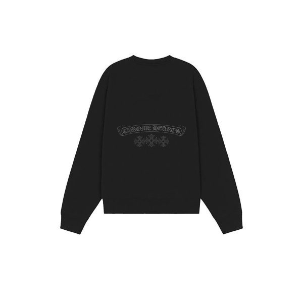 CHROME HEARTS ラウンドネックパーカー 黑