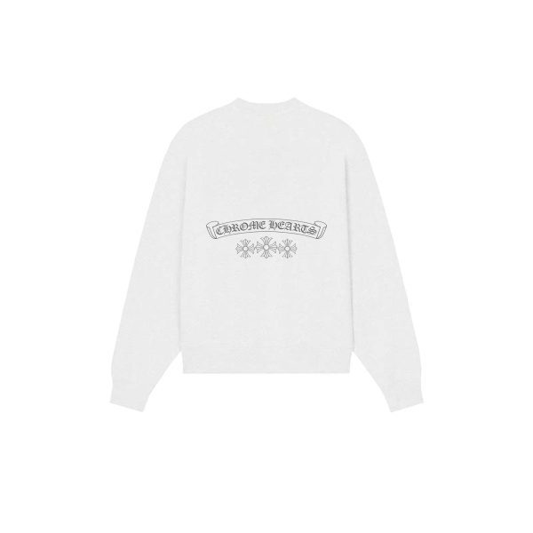 CHROME HEARTS ラウンドネックパーカー 黑