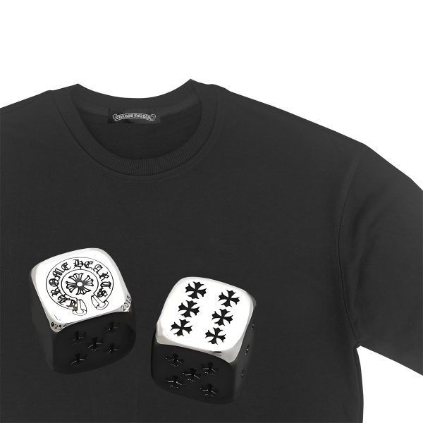 CHROME HEARTS ラウンドネックパーカー 黑