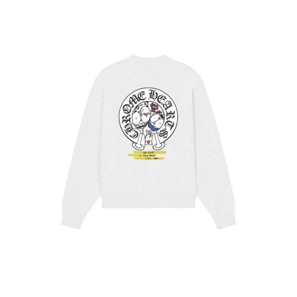 CHROME HEARTS ラウンドネックパーカー 黑