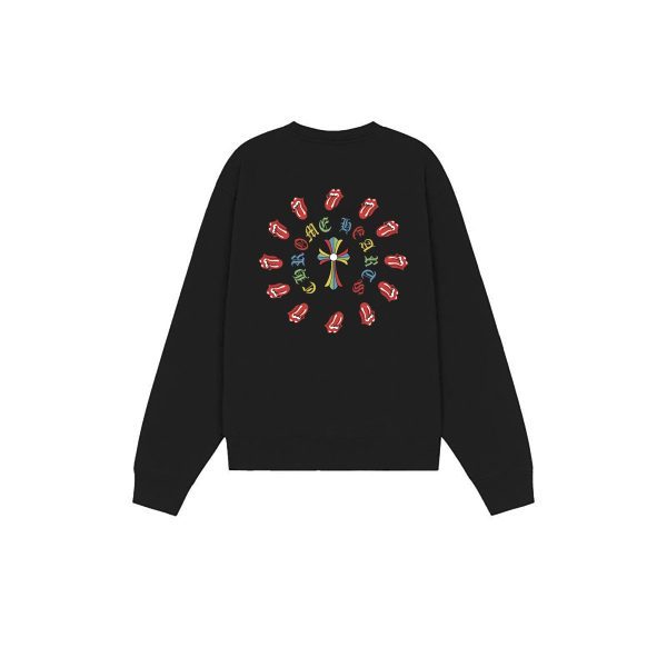 CHROME HEARTS ラウンドネックパーカー 米白