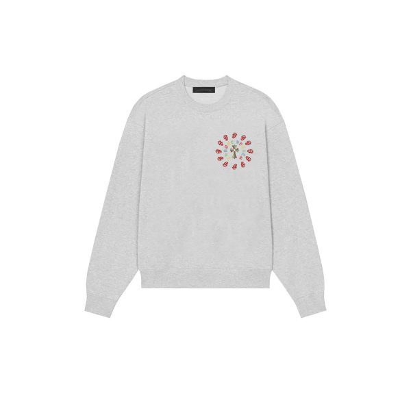 CHROME HEARTS ラウンドネックパーカー 米白