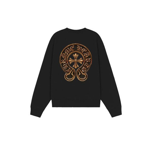 CHROME HEARTS ラウンドネックパーカー 黑