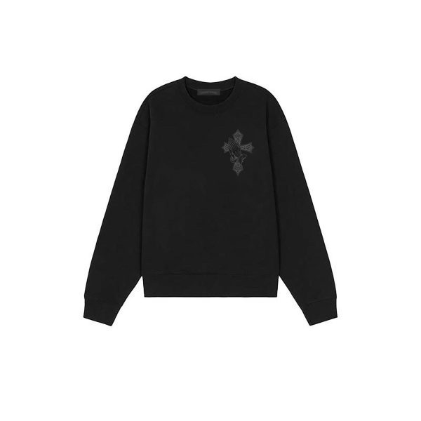 CHROME HEARTS ラウンドネックパーカー 黑