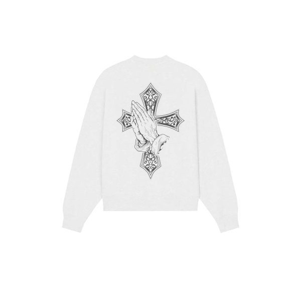 CHROME HEARTS ラウンドネックパーカー 黑