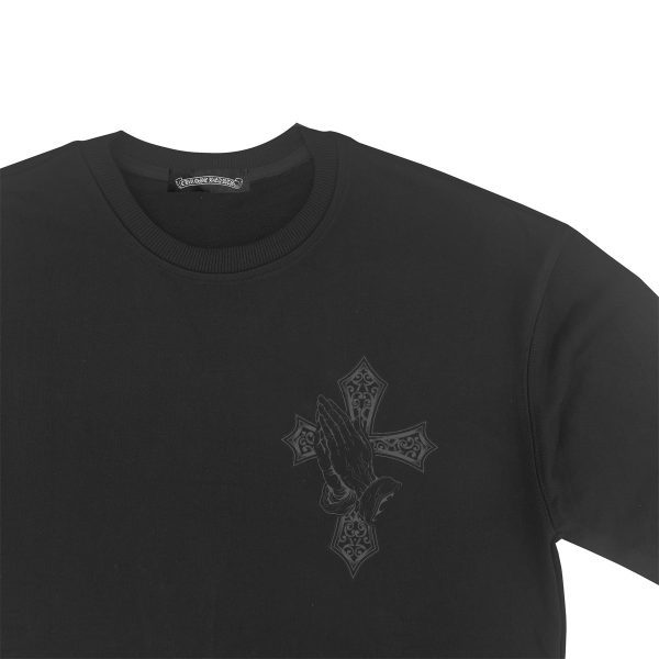 CHROME HEARTS ラウンドネックパーカー 黑