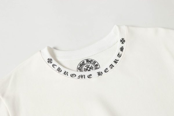 CHROME HEARTS ラウンドネックパーカー 白