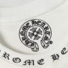 CHROME HEARTS ラウンドネックパーカー 白