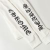 CHROME HEARTS ラウンドネックパーカー 白