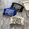 Stussy ベースボールジャケット 背面ロゴプリント マルチカラー