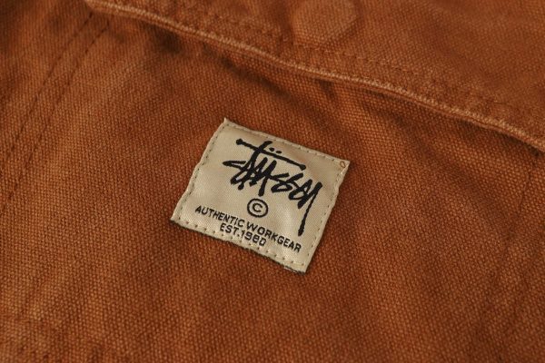 Stussy ワークジャケット マルチポケット ブラウン