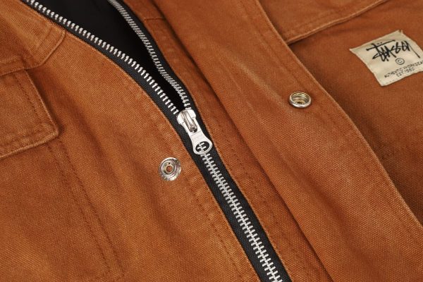 Stussy ワークジャケット マルチポケット ブラウン