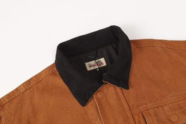 Stussy ワークジャケット マルチポケット ブラウン