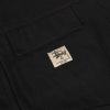 Stussy ワークジャケット コーデュロイ襟 ブラック
