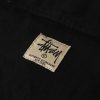 Stussy ワークジャケット コーデュロイ襟 ブラック