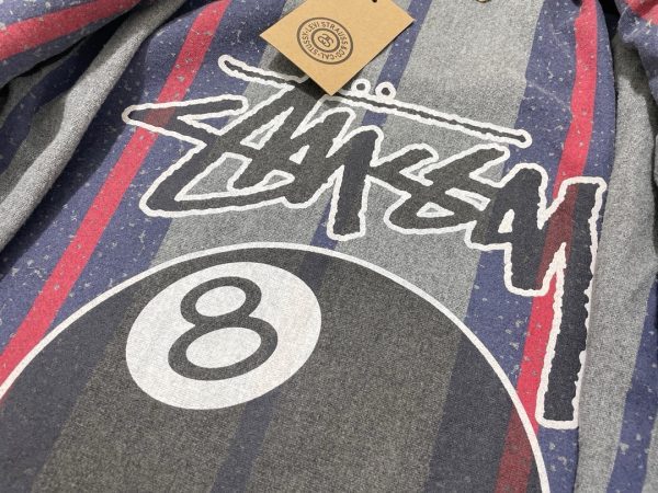 Stussy×Levi's デニムジャケット 刺繍徽章 グレーブルー