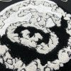 Stussy ベースボールジャケット スカル刺繍 ブラック