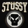 Stussy ジャケット ロゴ刺繍 ブラック