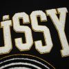 Stussy ジャケット ロゴ刺繍 ブラック