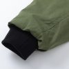 Stussy×Nike ベースボールジャケット スウォッシュ刺繍 オリーブ