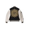 Stussy ベースボールジャケット 刺繍パッチ ブラック