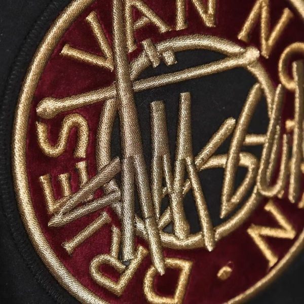 Stussy ベースボールジャケット 刺繍パッチ ブラック