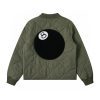 Stussy コーチジャケット キルト オリーブ