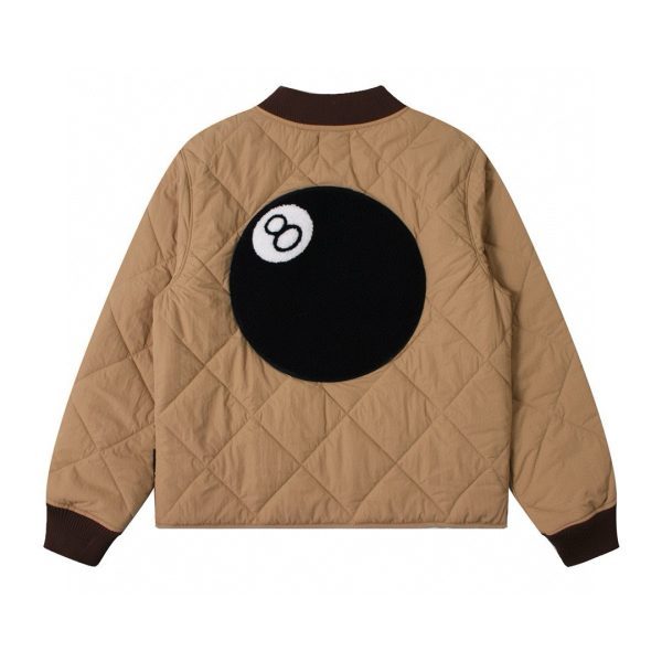 Stussy コーチジャケット キルト オリーブ