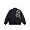 Stussy ベースボールジャケット パッチ ブラック