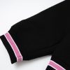 Stussy ベースボールジャケット トリム ブラック