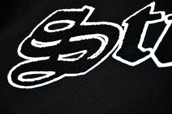 Stussy ベースボールジャケット ストライプ ブラック