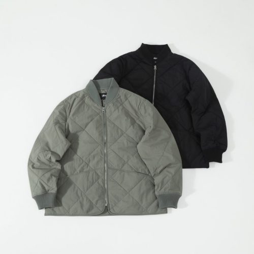 13434645235593696 Stussy コーチジャケット キルト オリーブ