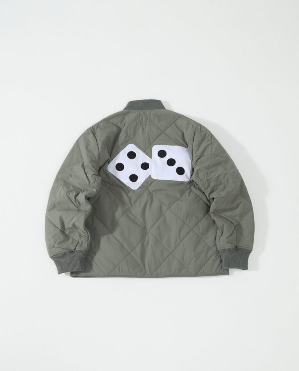 Stussy コーチジャケット キルト オリーブ