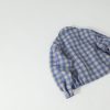 Stussy シャツジャケット チェック柄 ブルー
