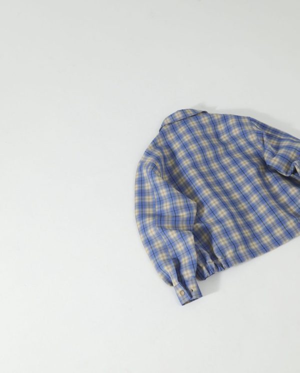 Stussy シャツジャケット チェック柄 ブルー