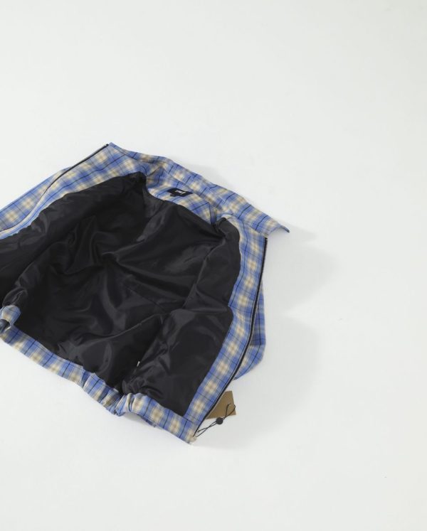 Stussy シャツジャケット チェック柄 ブルー