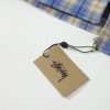 Stussy シャツジャケット チェック柄 ブルー