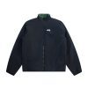 Stussy ウインドブレーカー ファーカラー ブラック