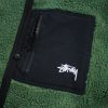 Stussy ウインドブレーカー ファーカラー ブラック