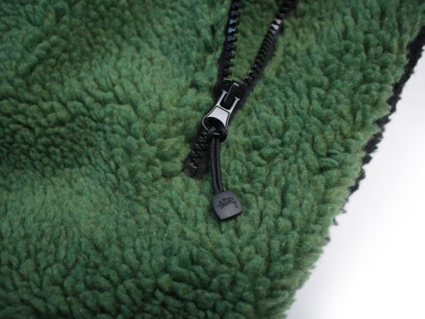 Stussy ウインドブレーカー ファーカラー ブラック