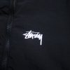 Stussy ウインドブレーカー ファーカラー ブラック