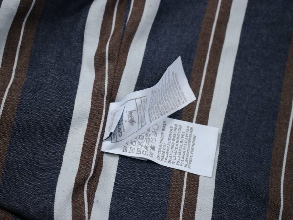 Stussy×Carhartt ワークジャケット 刺繍ロゴ ブルー
