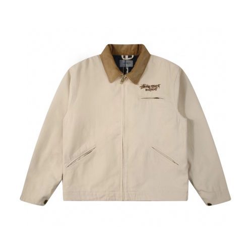 13434645394471029 Carhartt×Stussy ワークジャケット 刺繍 ベージュ