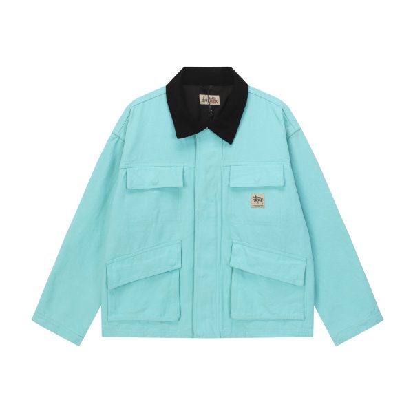 Stussy×Carhartt ワークジャケット コラボ ミントグリーン
