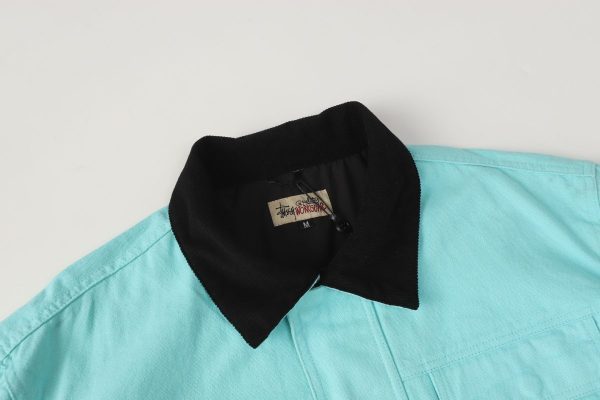 Stussy×Carhartt ワークジャケット コラボ ミントグリーン