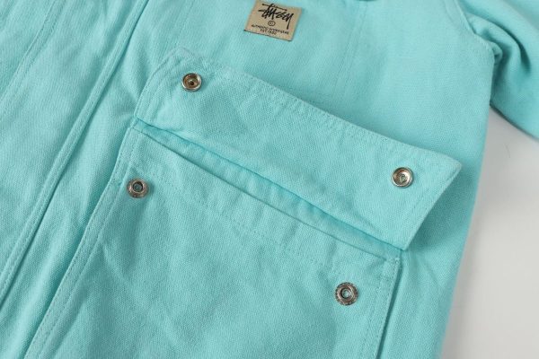 Stussy×Carhartt ワークジャケット コラボ ミントグリーン